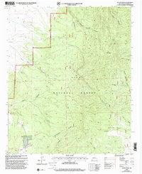 Wahoo Peak 1999 topographic map thumbnail