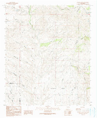 Walker Canyon 1990 topographic map thumbnail