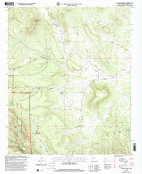 Wallace Mesa 1999 topographic map thumbnail