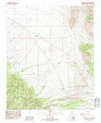 Water Canyon 1985 topographic map thumbnail