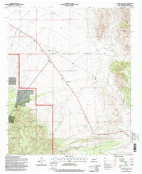Water Canyon 1995 topographic map thumbnail