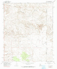 White Flat 1967 topographic map thumbnail