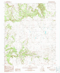 White Lakes 1990 topographic map thumbnail