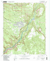 White Rock 1984 topographic map thumbnail