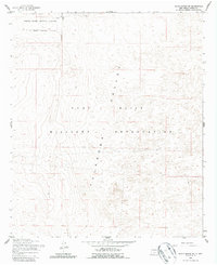 White Sands SE 1955 topographic map thumbnail