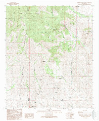 White Rock Mountain 1989 topographic map thumbnail