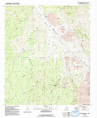 Wind Mountain 1992 topographic map thumbnail