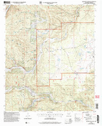 Woodson Canyon 2004 topographic map thumbnail