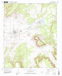 Zuni 1972 topographic map thumbnail