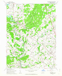 Perkiomenville 1960 topographic map thumbnail