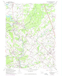 Perkiomenville 1960 topographic map thumbnail