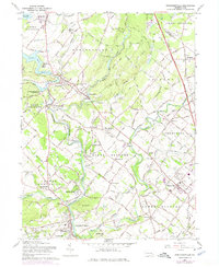 Perkiomenville 1960 topographic map thumbnail