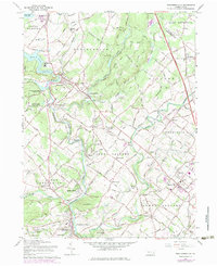 Perkiomenville 1960 topographic map thumbnail