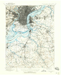 Philadelphia 1894 topographic map thumbnail