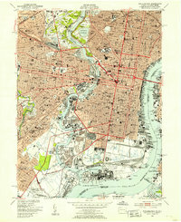 Philadelphia 1949 topographic map thumbnail