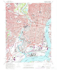Philadelphia 1967 topographic map thumbnail