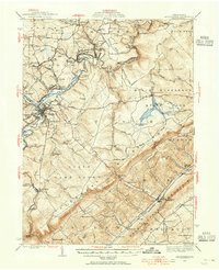 Philipsburg 1939 topographic map thumbnail