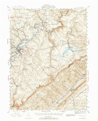 Philipsburg 1939 topographic map thumbnail