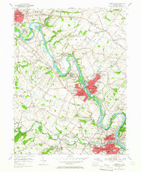 Phoenixville 1955 topographic map thumbnail
