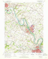 Phoenixville 1955 topographic map thumbnail