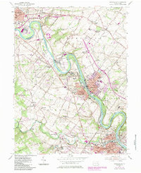 Phoenixville 1955 topographic map thumbnail