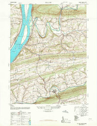 Pillow 1947 topographic map preview