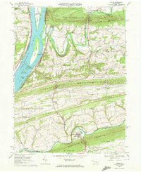 Pillow 1969 topographic map thumbnail
