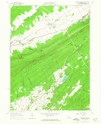 Pine Grove Mills 1963 topographic map thumbnail