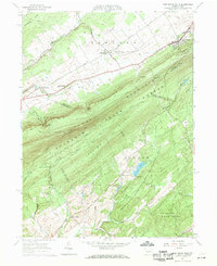 Pine Grove Mills 1963 topographic map thumbnail