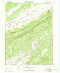 Pine Grove Mills 1963 topographic map thumbnail