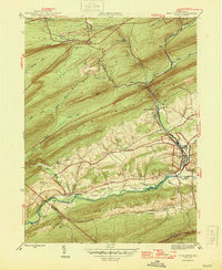 Pine Grove 1946 topographic map preview