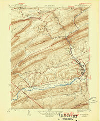 Pine Grove 1946 topographic map thumbnail