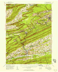 Pine Grove 1955 topographic map thumbnail