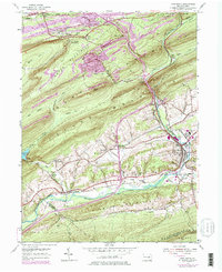 Pine Grove 1954 topographic map preview
