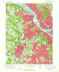 Pittsburgh West 1960 topographic map thumbnail