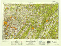 Pittsburgh 1954 topographic map thumbnail