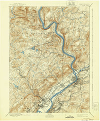 Pittston 1893 topographic map preview