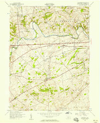 Plainfield 1952 topographic map preview