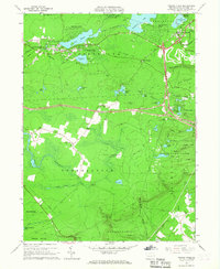 Pocono Pines 1966 topographic map thumbnail