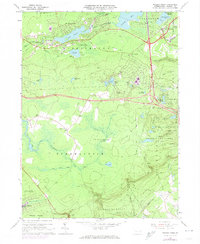 Pocono Pines 1966 topographic map thumbnail