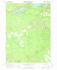 Pocono Pines 1966 topographic map thumbnail
