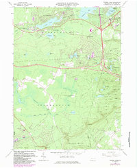 Pocono Pines 1966 topographic map thumbnail