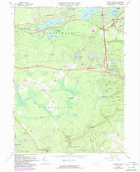 Pocono Pines 1966 topographic map thumbnail