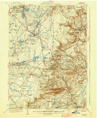 Pocono 1923 topographic map thumbnail