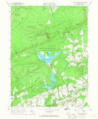 Pohopco Mountain 1960 topographic map thumbnail