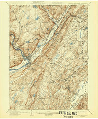 Port Jervis 1908 topographic map thumbnail