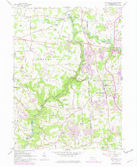 Portersville 1961 topographic map thumbnail
