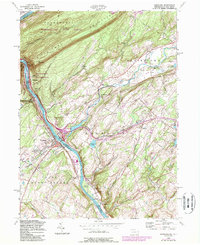 Portland 1955 topographic map thumbnail