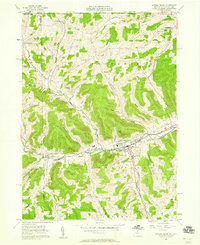 Potter Brook 1957 topographic map thumbnail