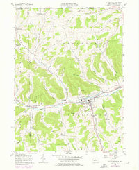 Potter Brook 1957 topographic map thumbnail